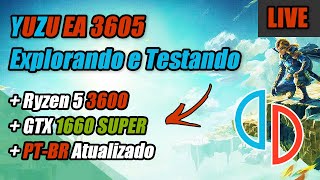 YUZU EA 3604 | Explorando e Testando | Zelda: Tears Of The Kingdom | RYZEN 3600 GTX 1660 SUPER