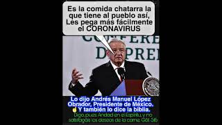 LO DIJO AMLO, PERO TAMBIÉN LA BIBLIA....VIDEO DE LA GLOTINERÍA AQUÍ 👉https://youtu.be/u_s7JH0tWTs