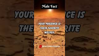 Melodic Presence: Men's Favorite Symphony in You 🎵❤️ | Male Fact #Shorts #MaleFact