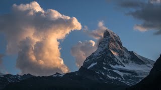 Howling Wind at the Matterhorn | Wind Winter Storm Mountains Cold Ambience | White Noise | 12 Hr