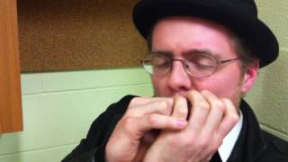 Paul Cargnello plays Harmonica