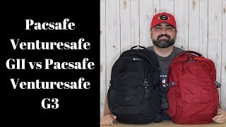 Pacsafe Venturesafe GII vs Pacsafe Venturesafe G3!  What's New?