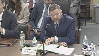 Scott Whitaker Oral Testimony Before the House Committee on Energy and Commerce