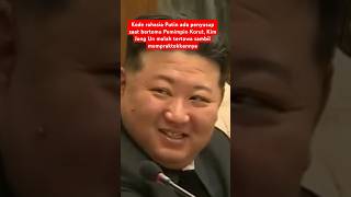 Moments Putin beri sinyal rahasia adanya penyusup, Kim Jong Un malah tertawa