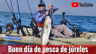 PESCA EN KAYAK- Buenos Jureles en la Salina/ Good yellowtails in La salina Eng subtitles