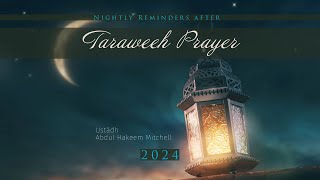 03 - Ramadhaan Reminders 1445H/2024 - Abdul Hakeem Mitchell | Manchester