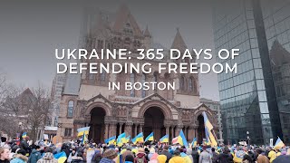 Ukraine: 365 days of Defending Freedom event in Boston