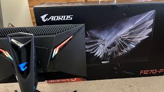 Aorus FI27Q-P gaming monitor unboxing