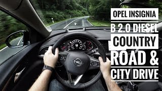 Opel Insignia B 2.0 Diesel 4x4 Sports Tourer (2017) - POV Country Road and City DrIve