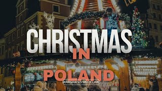 Christmas decorations in Poland | Visited Warsaw and Wroclaw old town(Rynek)