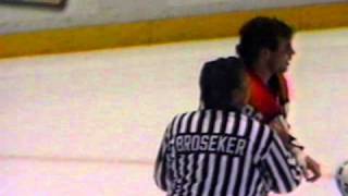 Eric Lindros fights James Johnson