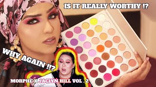 JACLYN DID IT AGAIN !!!! | WORTH IT !!? JACLYN HILL X MORPHE PALETTE VOLUME 2 | REVIEW & SWATCHES