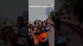 School girl reaction part 2 #youtubeshorts #viral #bunny #shortsfeed