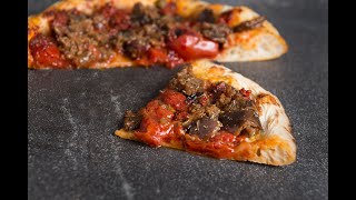 Pizza Gourmet Nduja e Caponata