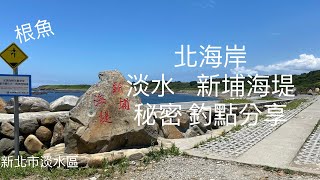 [北海岸釣點分享]  北海岸 淡水 秘密釣點 新埔海堤 根魚 黑鯛 石斑 臭肚 石滬 淡水在地人的釣魚秘境！！ 記得 訂閱 才能收到第一手釣況資訊 謝謝！！