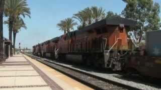 A day at Fullerton, California.  Railfanning Orange County.