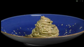 Spaghetto alla Chitarra, salsa di Aglio Orsino e Cozze