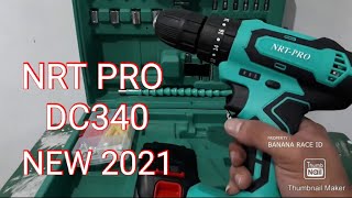 BOR BATERAI CORDLESS NRT PRO DC340 NEW 2021 - Test tembok meletot?