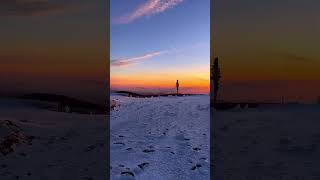 Śnieżka - wschód słońca 🏔