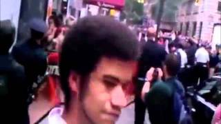 Anonymous Message to the NYPD Officer Bologna Brutality on Occupy Wall Street.mp4