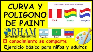 💻 5. El grupo Formas CURVA Y POLÍGONO de Paint | CLASES PARA PROFESORES DE COMPUTACIÓN