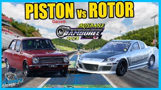 Rotors battling 2JZ, RB, K series and more! | Drag Racing - Jamboree 2023