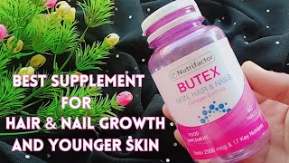 Nutrifactor Butex for Skin, Hair & Nails| Multivitamins| Hair fall|Youthfull glowing skin