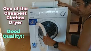 Midea Clothes Dryer || Unboxing || Testing