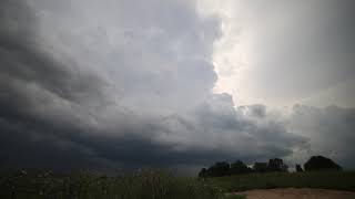 August 9, 2018 Madison, Wisconsin thunderstorm timelapse