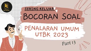 Penalaran Umum UTBK 2023 Part 13