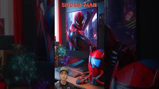 SUPERHEROE'S MARVEL! A PC SETUP DESIGN! WITH AI🔥#ai #marvel #avengers #reels #viral #shorts