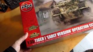 Airfix 1:35 Tiger 1 Early Version unboxing