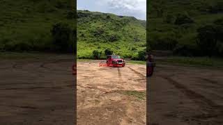 Red Mahindra Thar Drifting #shorts #viral #new #scorpio #tharlover #viral#i@musafir7811 #new