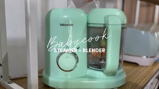 BabyCook Steamer & Blender ⏲️ + Emmie Mealtime Set 🍽️+ Bollie Feeder Pacifier & Meal Storage 🫙