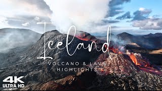 Iceland Volcano Highlights! - The Best Moments From The Eruption in 4k