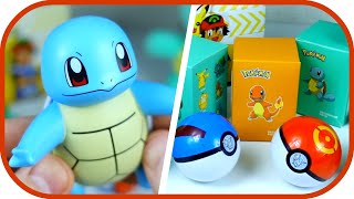 🎁 Сюрпризы с Покемонами. Фигурки Pokemon. Пикачу, Сквиртл, Чармандер, Бульбазавр.