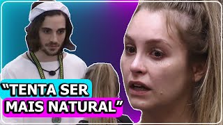 Fiuk aconselha Carla Diaz "Tenta ser mais natural" 😳 Projota tem conversa séria com Lucas🔥