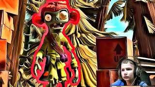 Plants vs zombies battle for neighbor ville Прохождение  Беспокойный лес Лагерь У озера   4of6