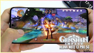 Redmi Note 13 Pro 5G Genshin Impact Gaming test Update | Snapdragon 7s Gen 2 , 120Hz Display