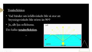 Ljus 3 - Ljusets brytning