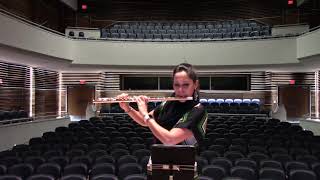 Dr. Maria F Castillo Performs ETSBOA (Rotation 1) 11/12 Technical Flute Etude