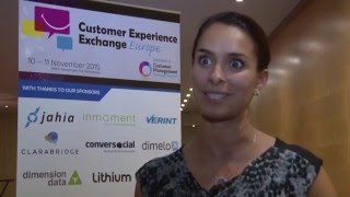 Customer Experience Exchange, Europe - Theresa Mattisson - Expectations