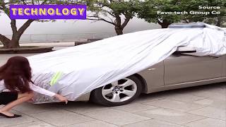 Remote control automatic car cover