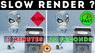 SLOW RENDER ? TRY THIS TRICK | BLENDER | SLOW RENDER SOLVED