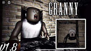 Granny v1.8 Sewer Escape Roblox Atmosphere - Full Gameplay