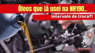 Troca de Óleo NH190, Quais Marcas ja usei?.