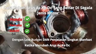 TUTORIAL MERUBAH ARUS AC KE DC YANG BENAR DI MOTOR 100% BERHASIL