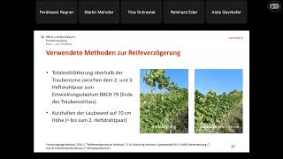 HBLAuBA Klosterneuburg - Forschungstag Weinbau 2024 | Vortrag DI Martin Mehofer