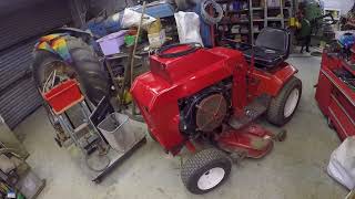 Toro Tractor Grass deck drive finished.