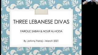 3 Lebanese Divas: Fairuz, Sabah & Nour al Hoda